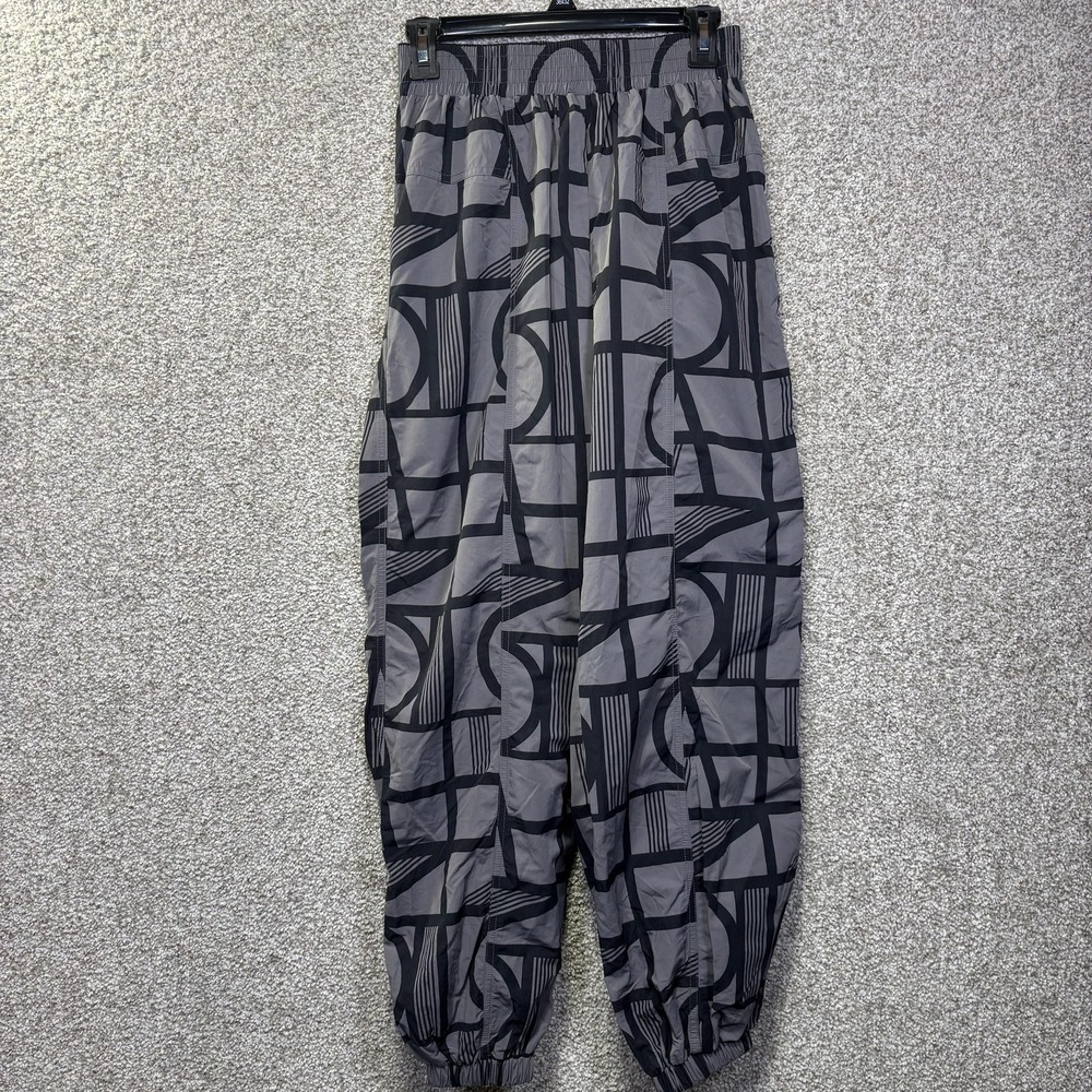Forever 21 Pants‎ Womens XS Gray Geometric Jogger Lightweight Elastic Cuffed